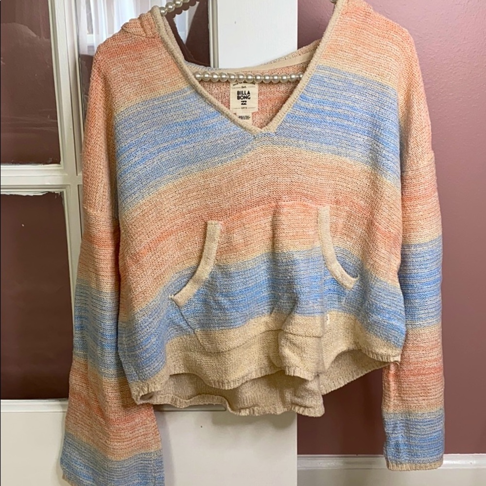 Hooded Knit Billabong Pullover